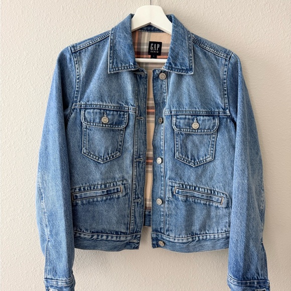 GAP Jackets & Blazers - GAP Light Blue Denim Jean Jacket